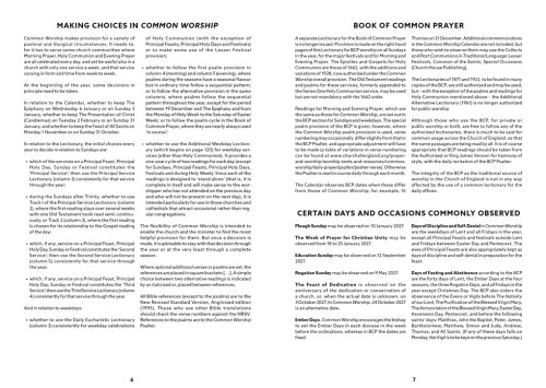 Common Worship Lectionary 2027