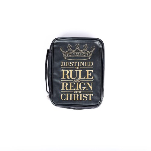 Destined To Rule Vinyl Bible Cover - Medium