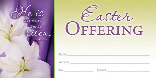 He Is Not Here - Easter Offering Envelope - Luke 24:6