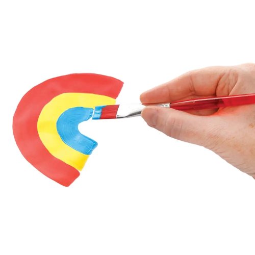 Rainbow Colours Paint Brushes (Pack of 14)