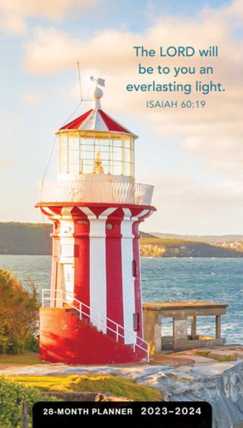 2023 28 Month Planner: Lighthouse