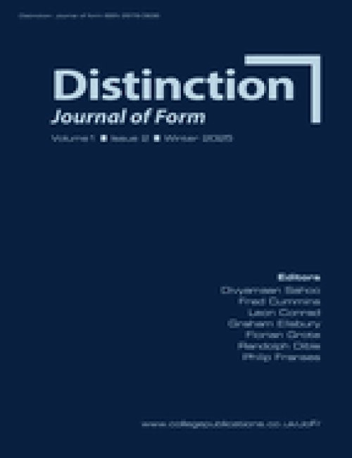 Distinction. Journal of Form.  Volume 1, Issue 2, Winter 2025