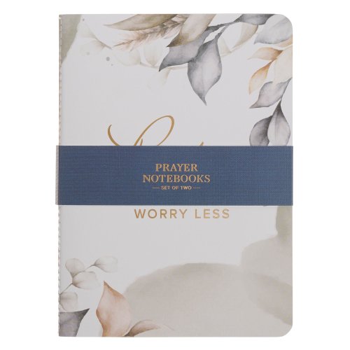 Prayer Notebook Set 2 pc Pray More Worry Less