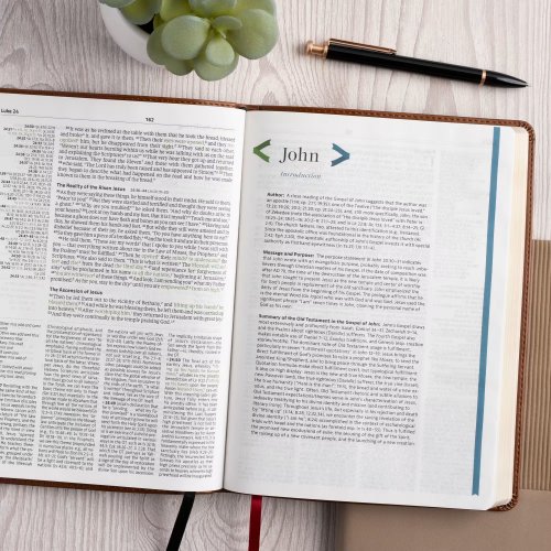 CSB Connecting Scripture New Testament, Brown LeatherTouch