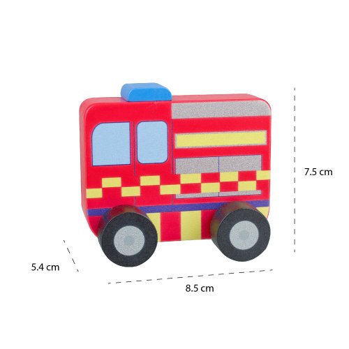 Fire Engine First Push Toy (FSC®)