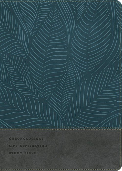 KJV Chronological Life Application Study Bible, Second Edition (LeatherLike, Palm Forest Blue)