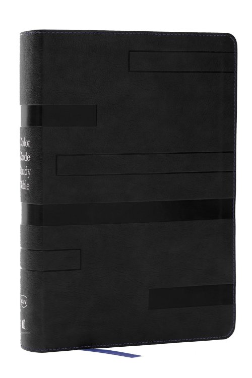 Color Code Study Bible, Revealing God's Truth Color by Color (KJV, Black Leathersoft, Red Letter, Thumb Indexed)