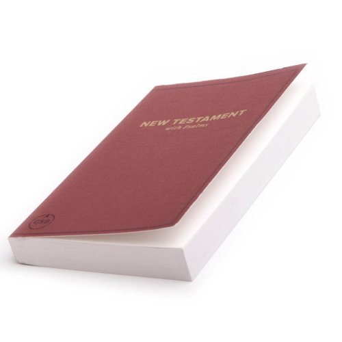 CSB Pocket New Testament with Psalms, Burgundy Trade Paper