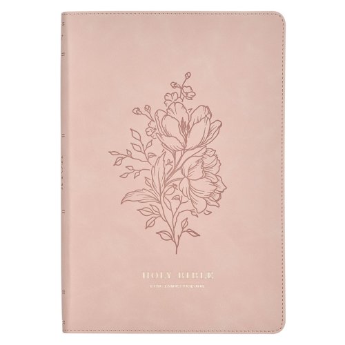 KJV Bible Thinline LP Faux Leather Trust, Pink