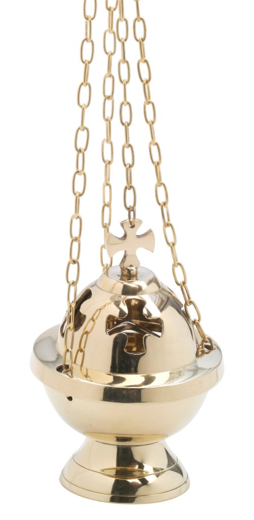 Thurible with Cross H 15 cm
