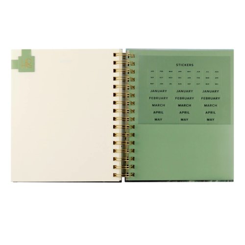 12-Month Undated Planner: Dublin Theme, Spiral