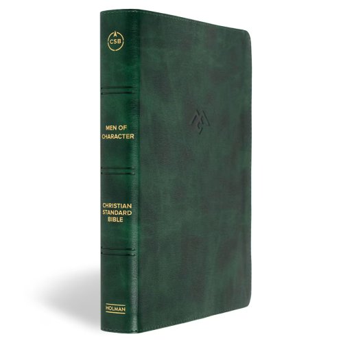 CSB Men of Character Bible, Revised and Updated, Forest LeatherTouch, Indexed