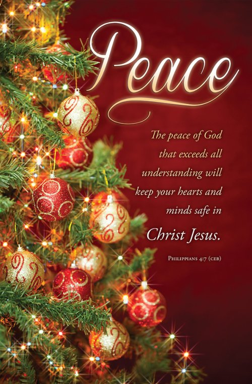 Peace Philippians 4:7 Advent Bulletin (pack of 100)