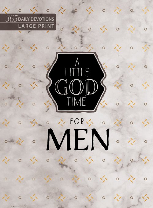 A Little God Time for Men: 365 Daily Devotions (Large Print)