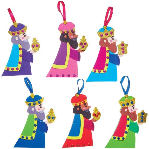 Three Wise Men Mix & Match Decoration Kit (Pack of 6)