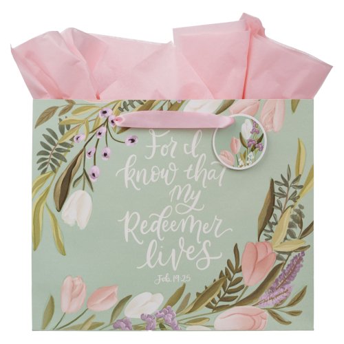 Gift Bag LG Landscape For I Know That My Redeemer Lives Job 19:25