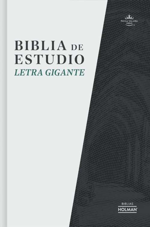 RVR 1960 Biblia De Estudio De Letra Gigante, Tapa Dura