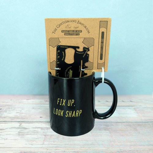 Ceramic Mug Gift Set - The Gentleman's Emporium Credit Card Tool