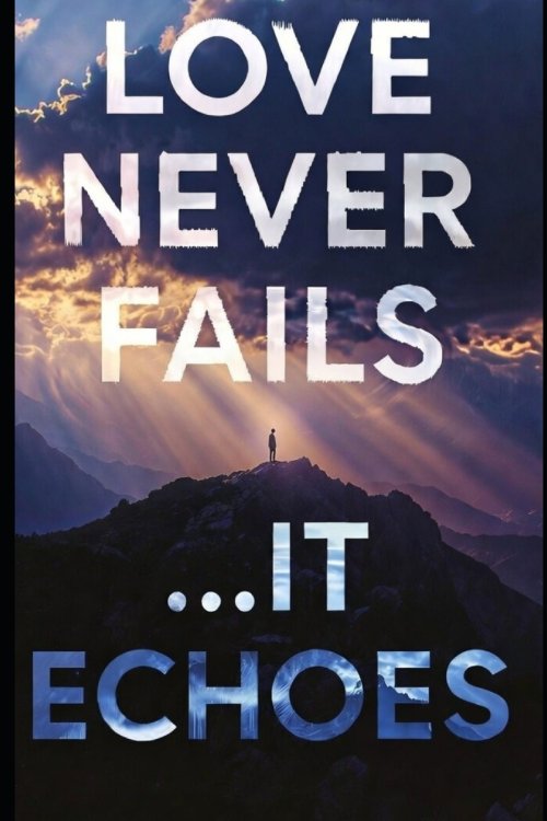 Love Never Fails...It Echoes: WHAT 1 CORINTHIANS 13 REALLY MEANS WHEN SOMEONE YOU LOVE DIES