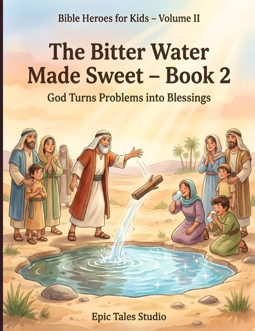 Bible Heroes for Kids - Vol II, The Bitter Water Made Sweet - Book 2: God Turns Problems into Blessings | A Bible Story About Trust