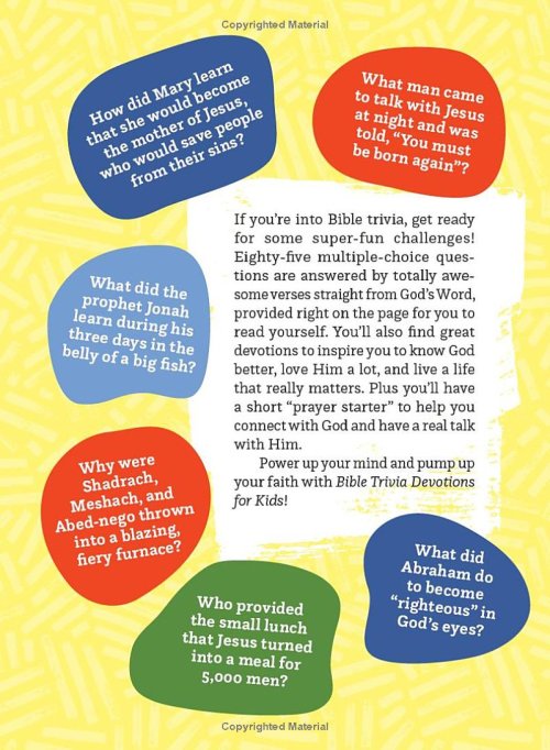 Bible Trivia Devotions for Kids
