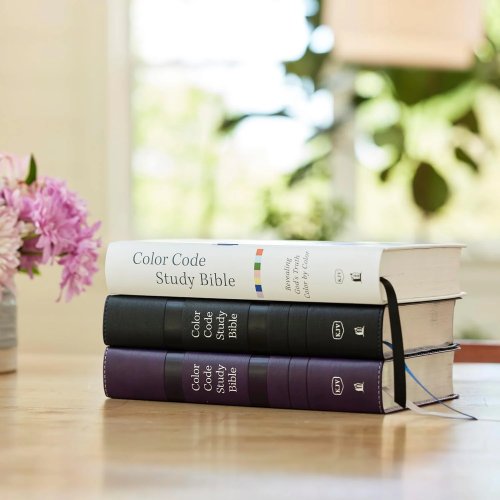 KJV Color Code Study Bible, Revealing God's Truth Color by Color (Purple Leathersoft, Red Letter)