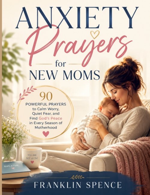 Anxiety Prayers for New Moms : 90 Powerful Prayers to Calm Worry, Quiet Fear, and Find God's Peace in Every Season of Motherhood