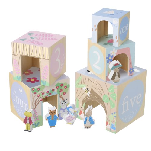 Peter Rabbit™ Wooden Stacking Cubes (FSC®)