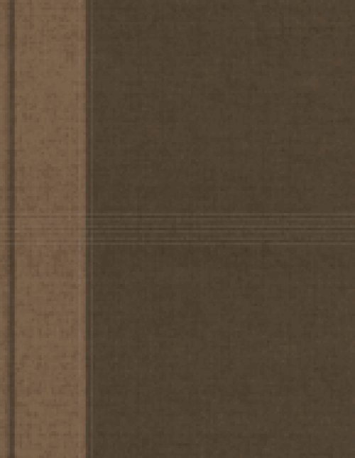 NASB Notetaking Bible, Large Print Edition, Brown