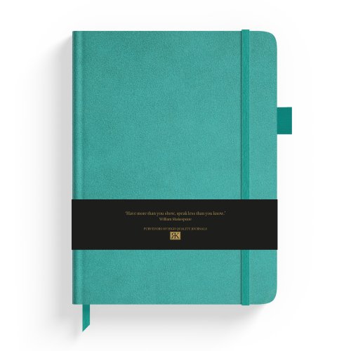 Faux Suede Teal Journal