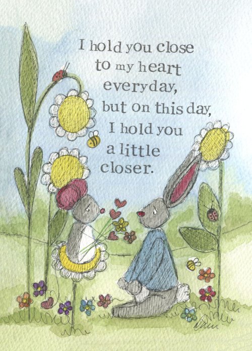 Thinking of you A little closer single card