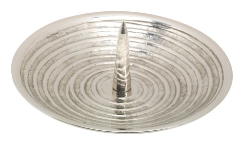Nickel Plated Candlestick Plate with Thorn D 10 cm