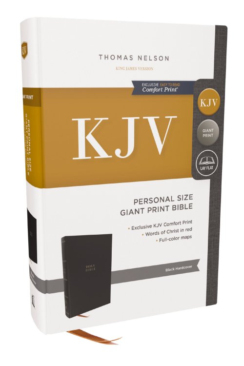 KJV Holy Bible: Personal Size Giant Print, Hardcover, Red Letter, Comfort Print: King James Version