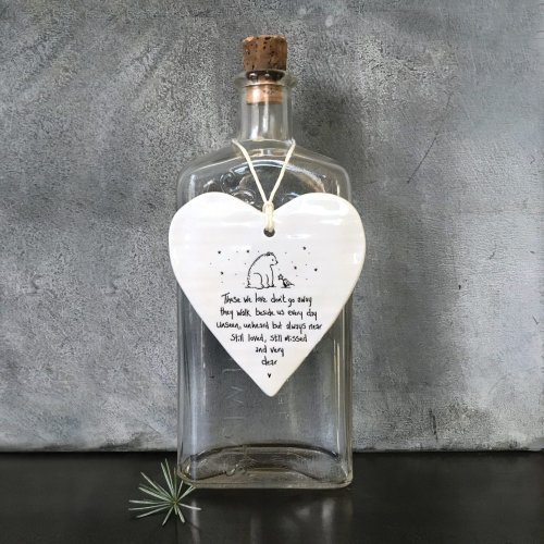 Those We Love Don't Go Away Wobbly Round Heart