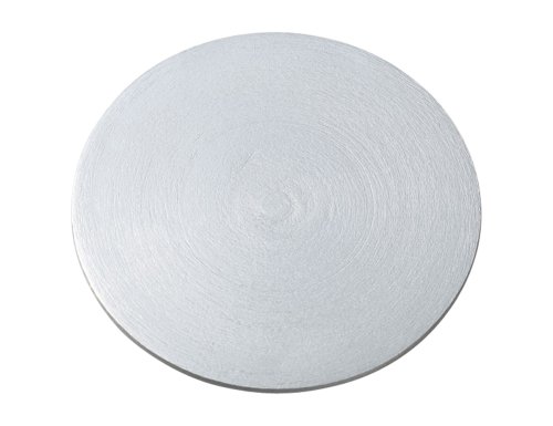 Silver Aluminium Plate D 14 cm