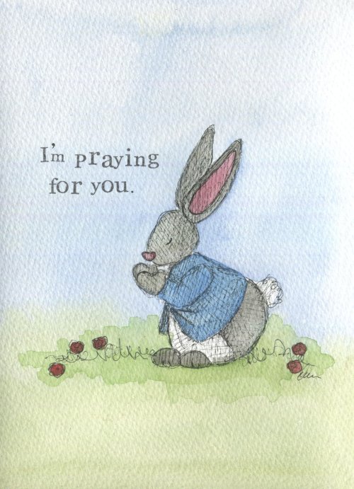 Thinking of you Card I'm praying for you single card