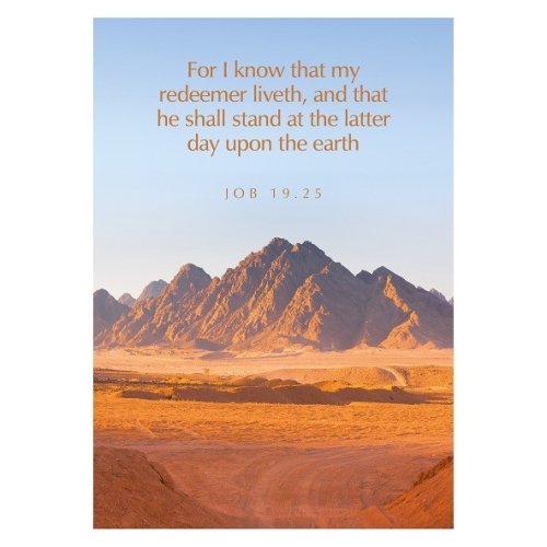 Greetings Cards: 'For I Know That My…' Job 19.25