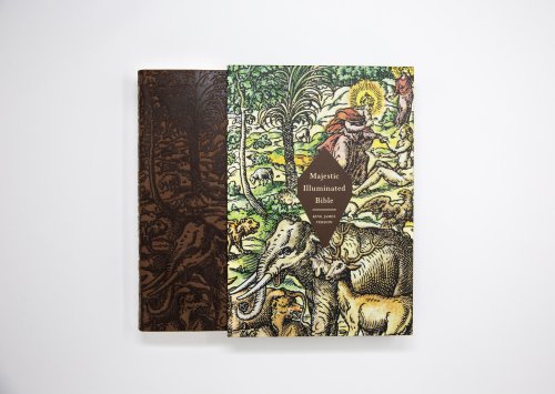 KJV Majestic Illuminated Bible (Brown Leatherluxe)