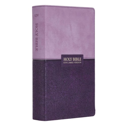 KJV Giant Print Faux Leather Purple Two-tone