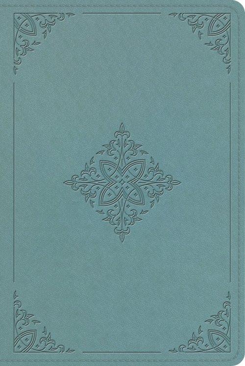ESV Single Column Heritage Bible (TruTone, Paris Sky, Fleur-de-lis Design)