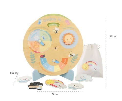 Spring Garden Weather Clock (FSC®)