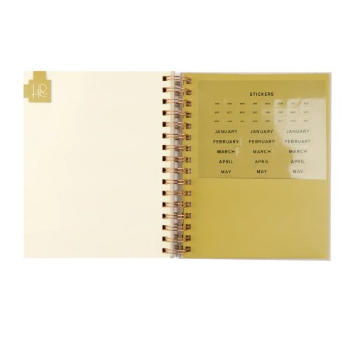 12-Month Undated Planner: Magnolia Springs Design, Spiral