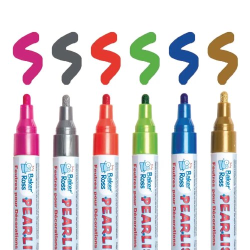 Pearlised Deco Paint Pens (Set A Pack of 6)