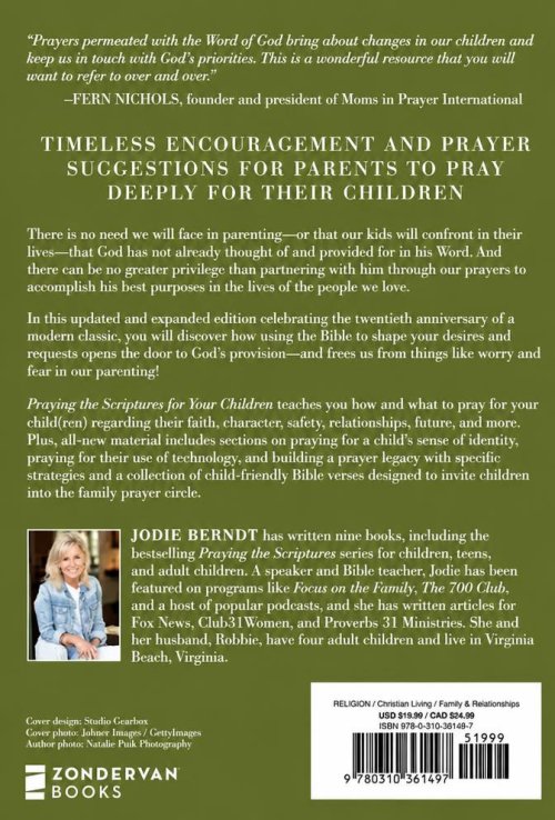 Praying the Scriptures for Your Children 20th Anniversary Edition