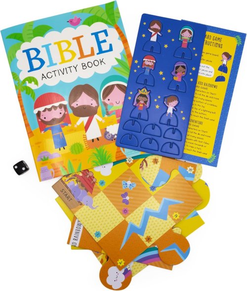 Bible Board Game Set - Includes 2 Games and Activity Book