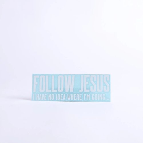 Follow Jesus Auto Vinyl Decal