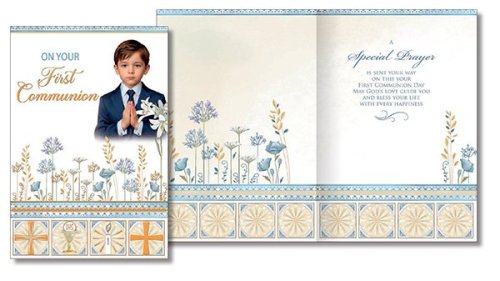 Communion Card/Boy