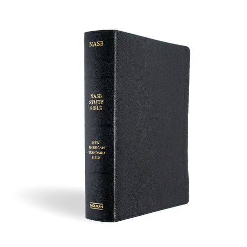 NASB Study Bible, Black Genuine Leather