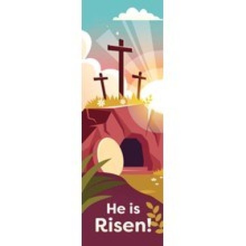 Bookmark-He Is Risen!-Kids (Luke 24:34  KJV) (Pack Of 25)