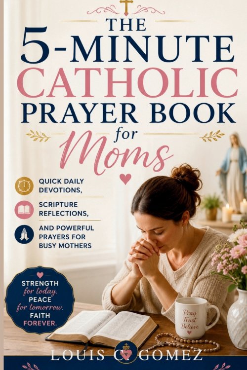 The 5-Minute Catholic Prayer Book for Moms: Quick Daily Devotions, Scripture Reflections, and Powerful Prayers for Busy Mothers